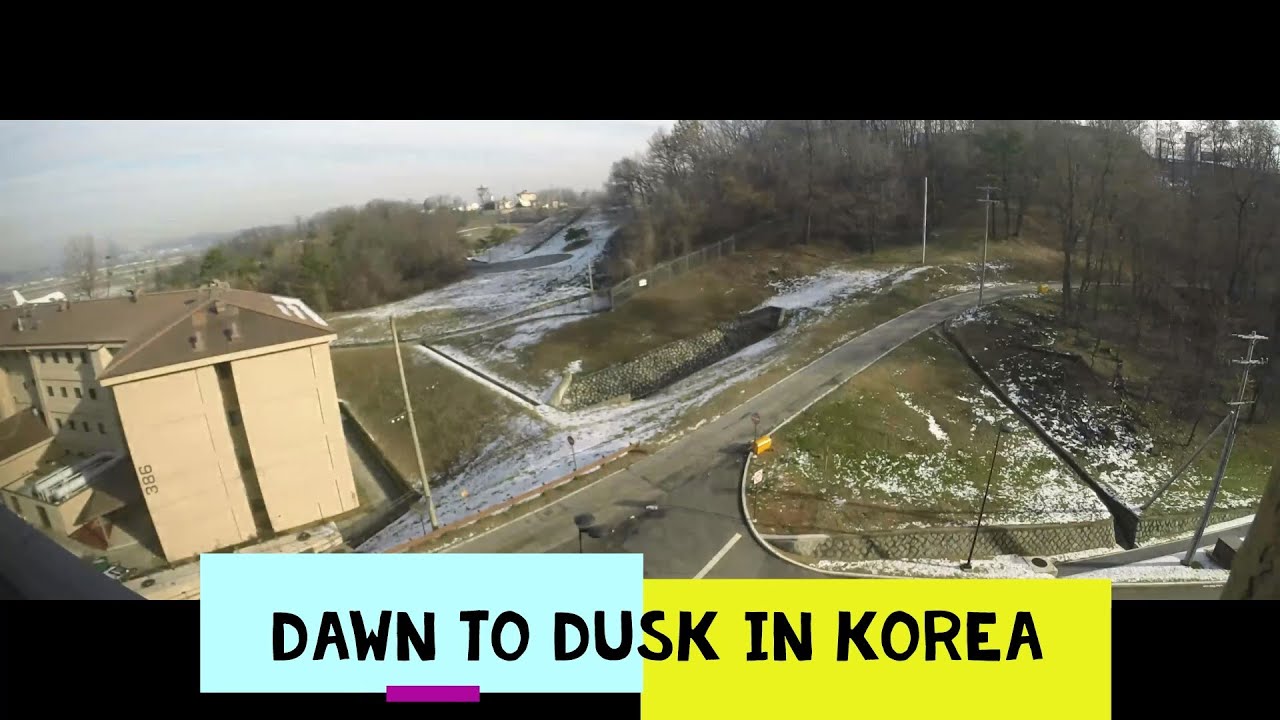 Fast! Dawn to Dusk | #timelapse | #korea | #snow | #dormitory | #gopro #4k | #shorts | #venturesfan