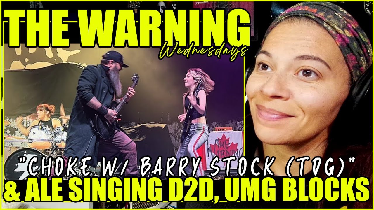 The Warning - Dust to Dust Soundcheck | Choke with Barry Stock Reaction & UMG Blocks