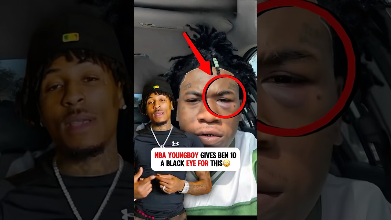 NBA Youngboy ставит Бену 10 синяк под глазом за это😳 #nbayoungboy #youngboy
