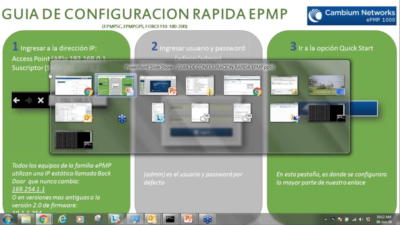 Configurando un enlace con radios EPMP1000