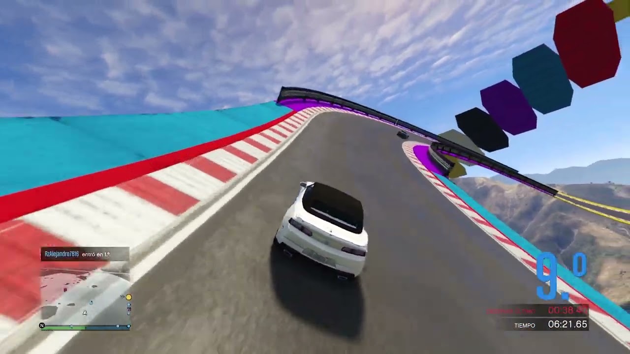 CARRERA CON CARROS ALEATORIOS EN GTA V ONLINE 