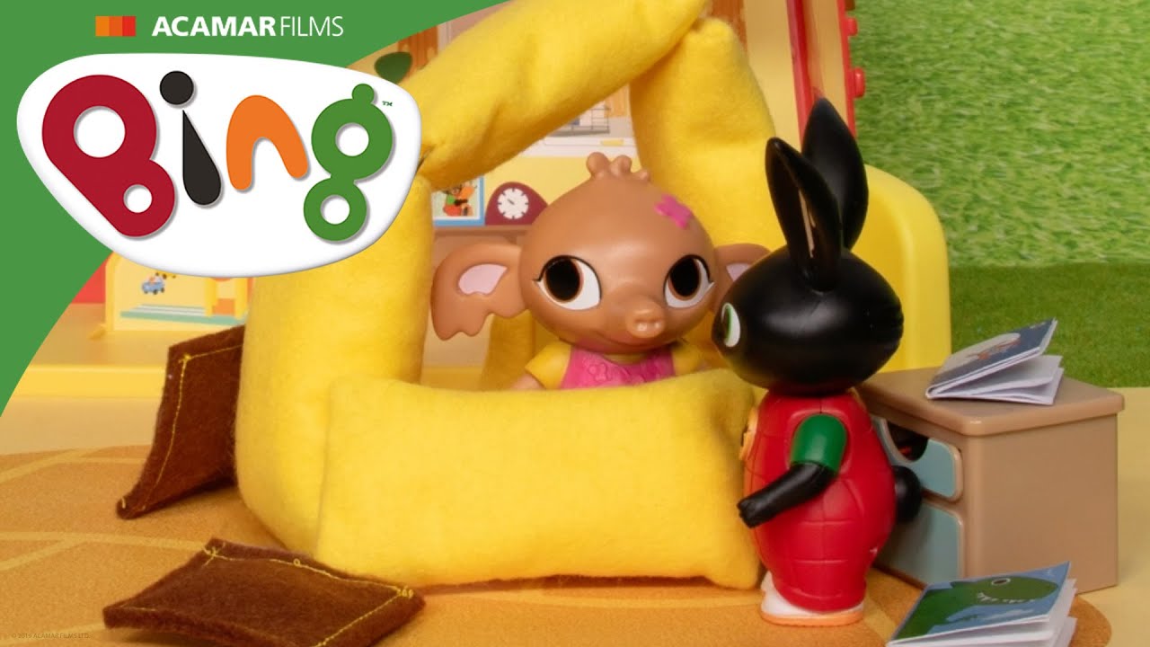 Let's blow away the angry, with Bing and Sula! | Toy Stop Motion | Bing's Playhouse