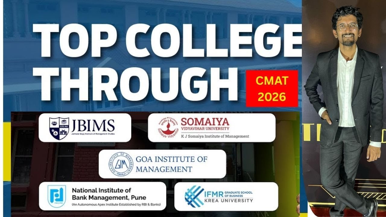 Top MBA Colleges Accepting CMAT 2025 | Cutoffs 60&ndash;99 %ile, Rankings, Fees & Placements | MBA Guide