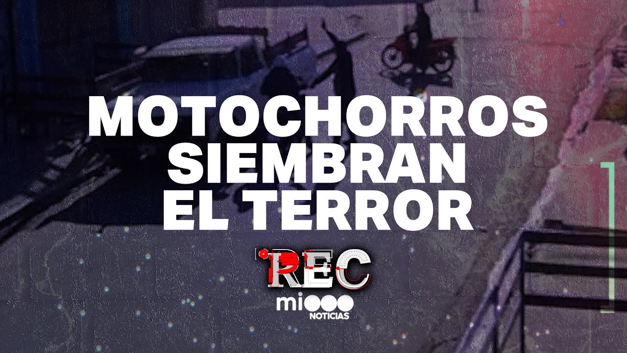 MOTOCHORROS SIEMBRAN EL TERROR - SALTAN LA REJA Y ROBAN - #REC