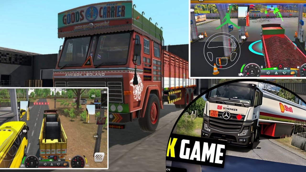 Truck Simulator 🚒 goods transfer full video of road 🛣️💯   