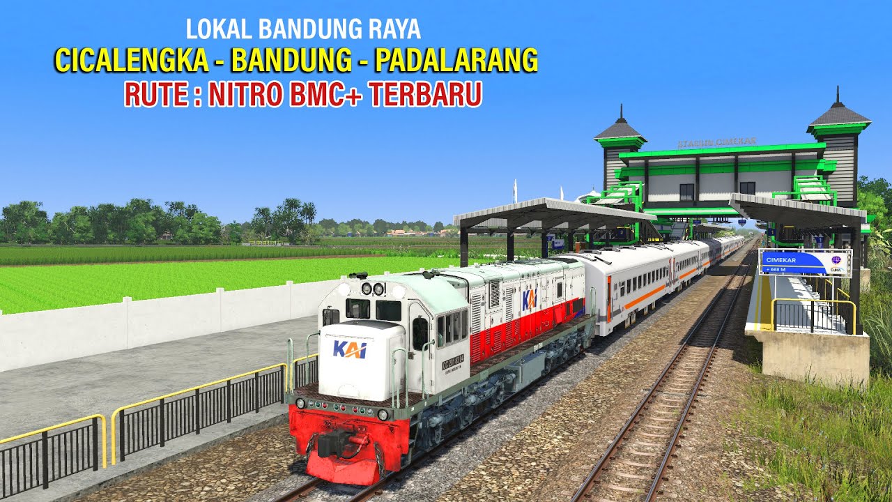DINAS KA LOKAL BARAYA | CICALENGKA - PADALARANG | TRAINZ SIMULATOR INDONESIA