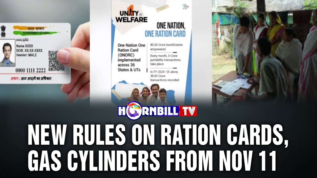 NEW RULES ON RATION CARDS, GAS CYLINDERS FROM NOV 11