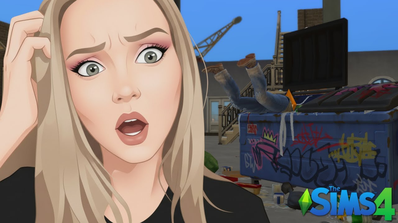 Dumpter Diving until we create a TRASH EMPIRE! EP 1 | The Sims 4 