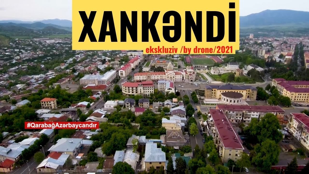 Xankəndi ( Xankendi )- Yolumuzu g&ouml;zləyən şəhər ( Stepanakert)  | by drone 2021
