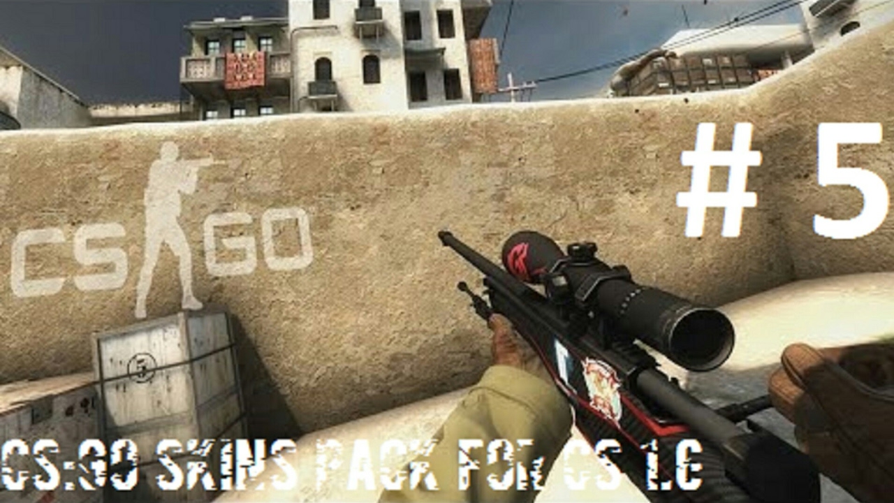 HD CS:GO Skin pack for cs 1.6