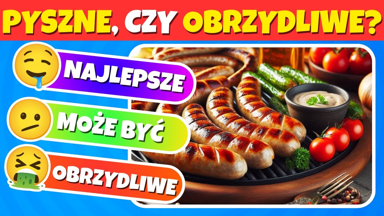 PYSZNE, CZY OBRZYDLIWE? 😍🤢 OCEŃ jedzenie!