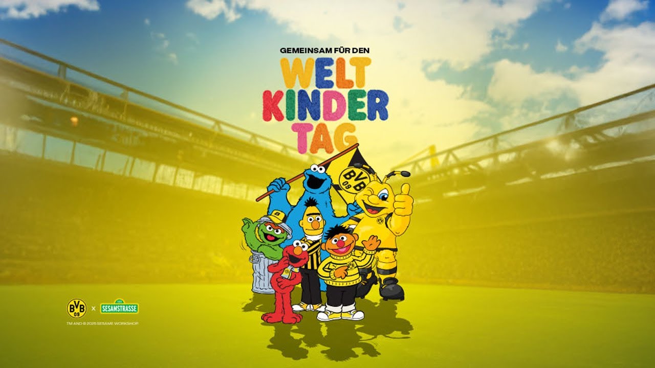 BVB x Sesamstraße I Gemeinsam zum Weltkindertag