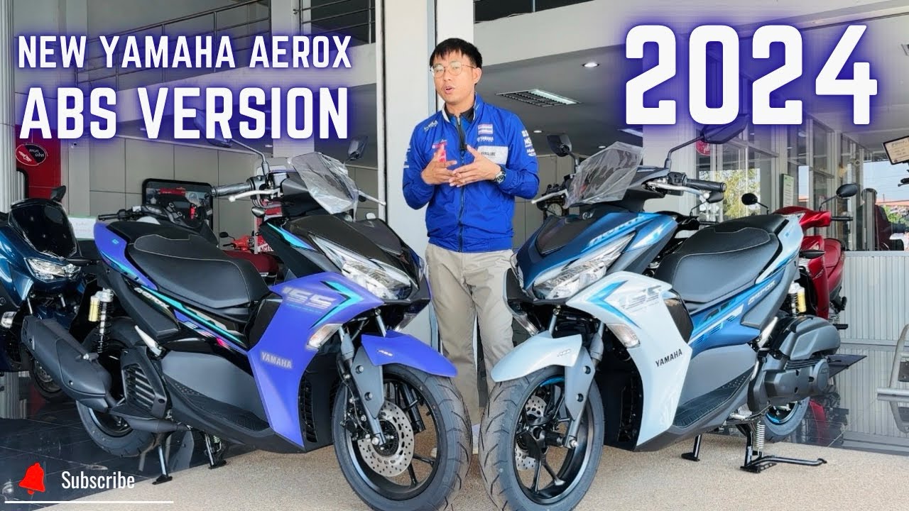 New Yamaha Aerox ปี 2024 ยามาฮ่า แอร็อกซ์ ใหม่ ดีไซน์สปอร์ตรอบคัน สีสันใหม่ ดุดันตามแบบฉบับ R-Series