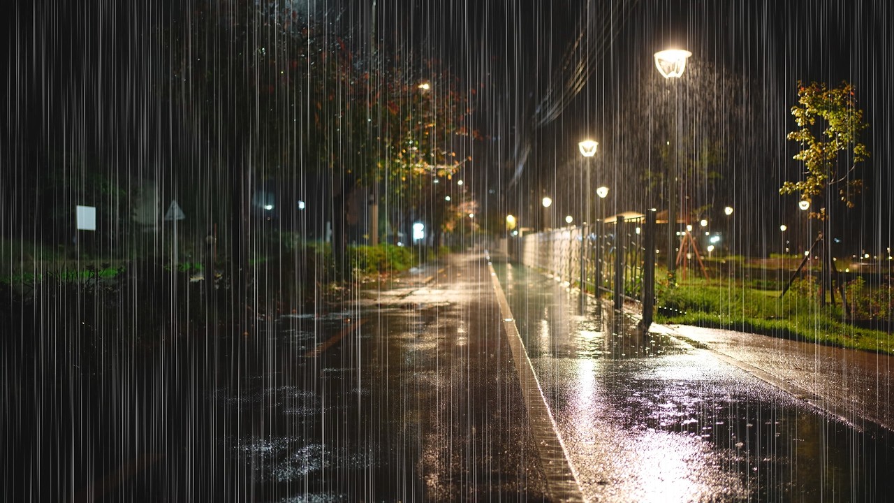 Уютный звук дождя│Расслабляющий│Успокаивающий│Белый шум│Учеба