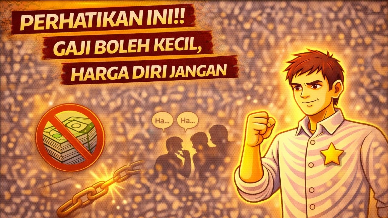 Tetap Terhormat! Gaji Boleh Kecil, Harga Diri Jangan. Motivasi Hidup Sukses