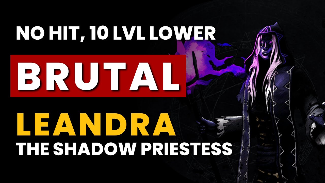 V Rising - BRUTAL Leandra the Shadow Priestess | No Hit, 10 Levels Lower, Frail | 1.0 Boss Kill
