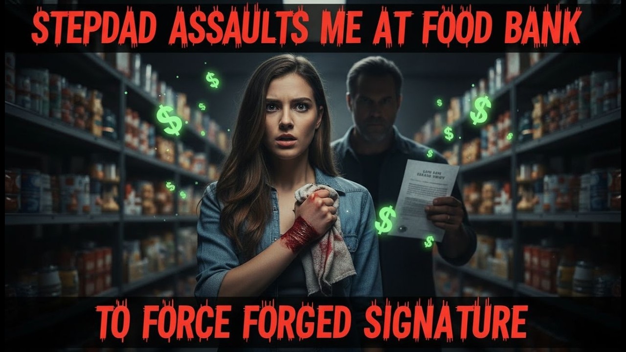 Stepdad Assaults Me at Food Bank Over Forged Loan, Community Network Exposes His Fraud Empire