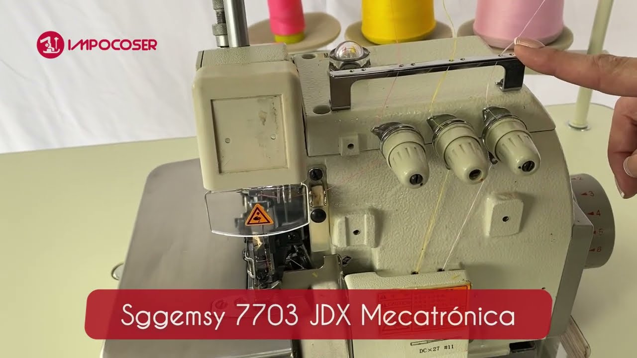 M&aacute;quina de coser Fileteadora 5 HIlos 7703 JDX Gemsy - Impocoser