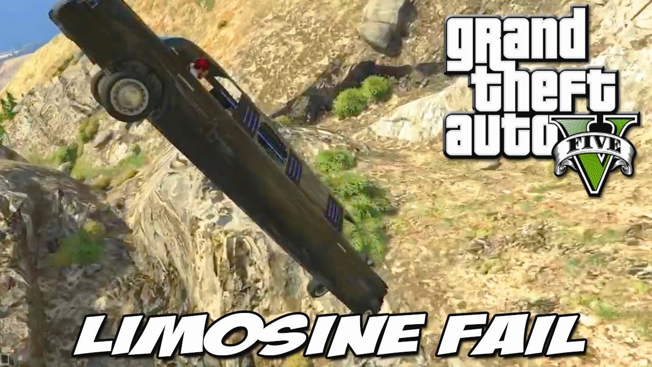 GTA 5 Online (PS4) - Limosine FAIL no teste do Chiliad !