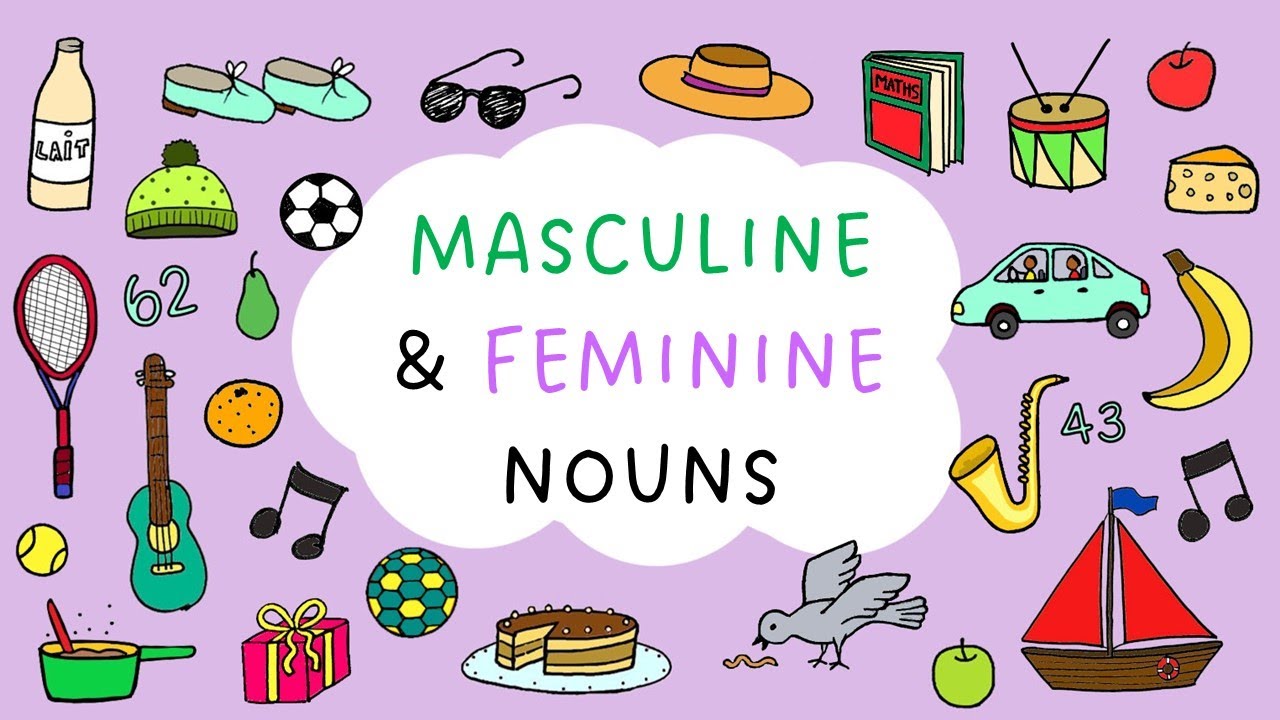 MASCULINE FEMININE NOUNS in French