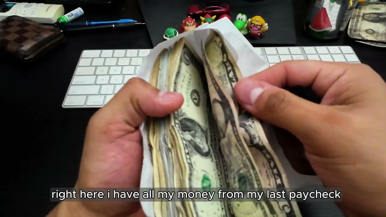 HUGE cash count ASMR | Paycheck 1 | Money & Wealth Motivation