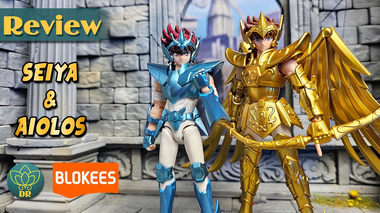 PEGASUS SEIYA & SAGITTARIUS AIOLOS  Blokees - Saint Seiya - Champion Class Unboxing Review