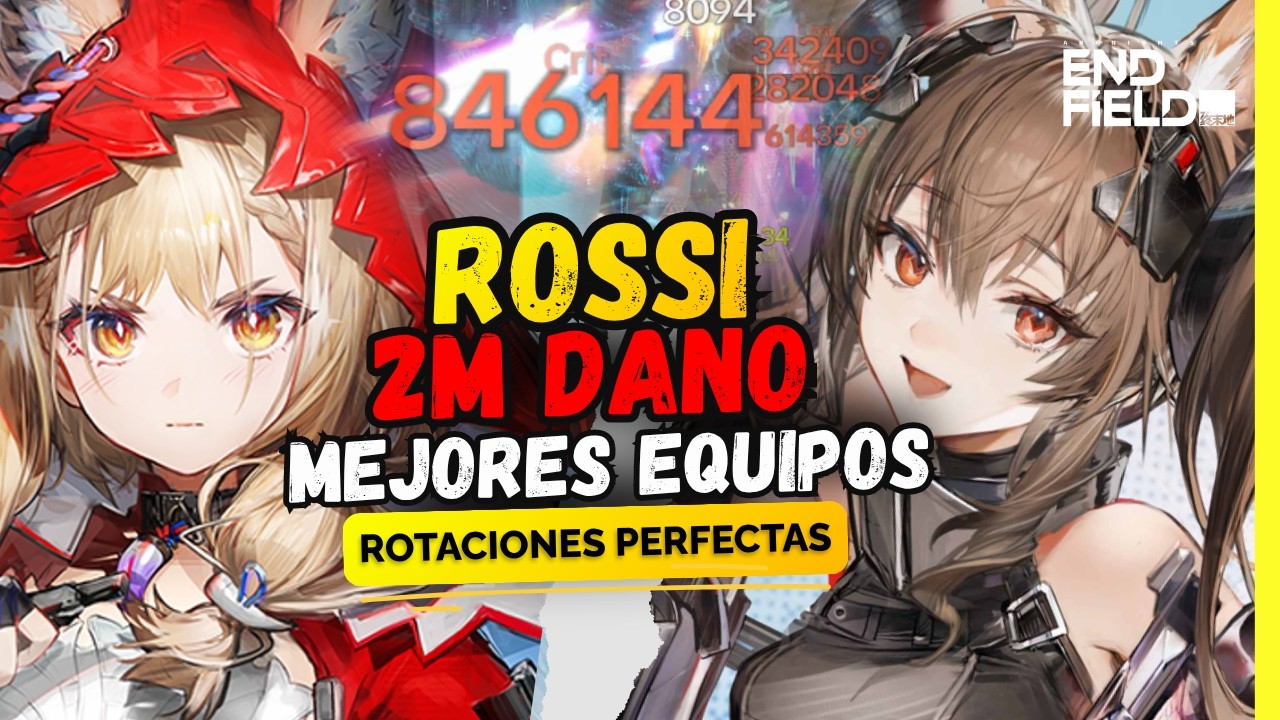 Rossi 2M de Da&ntilde;o &ndash; Mejores Equipos y Rotaciones Perfectas | Arknights Endfield