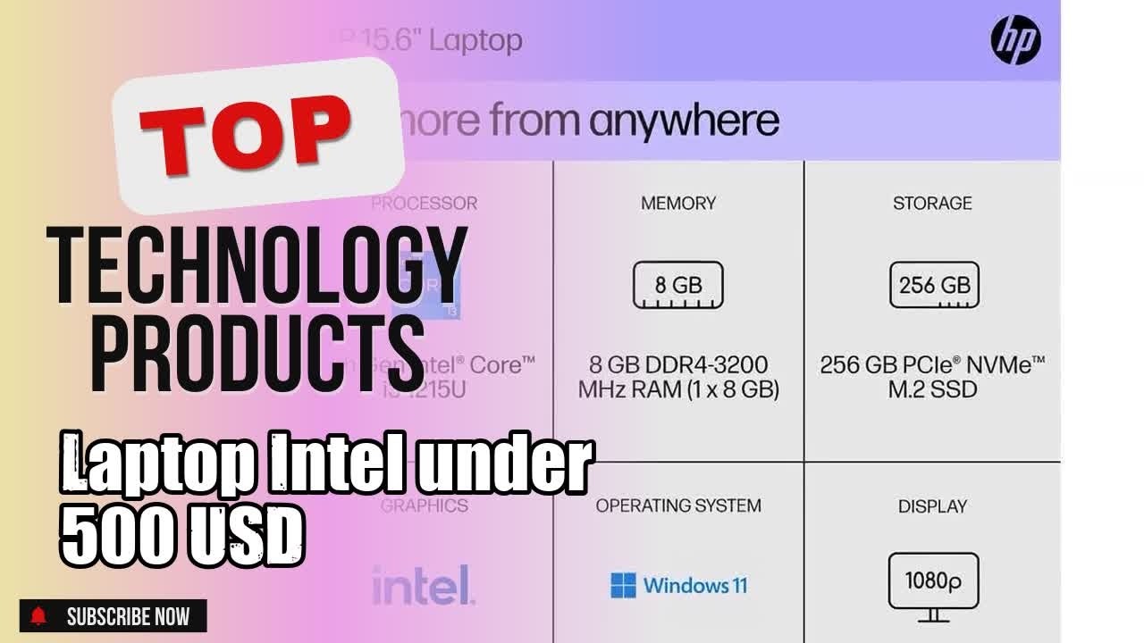 Top 5 Technology products about Laptop Intel under 500 USD High-selling of All Time
