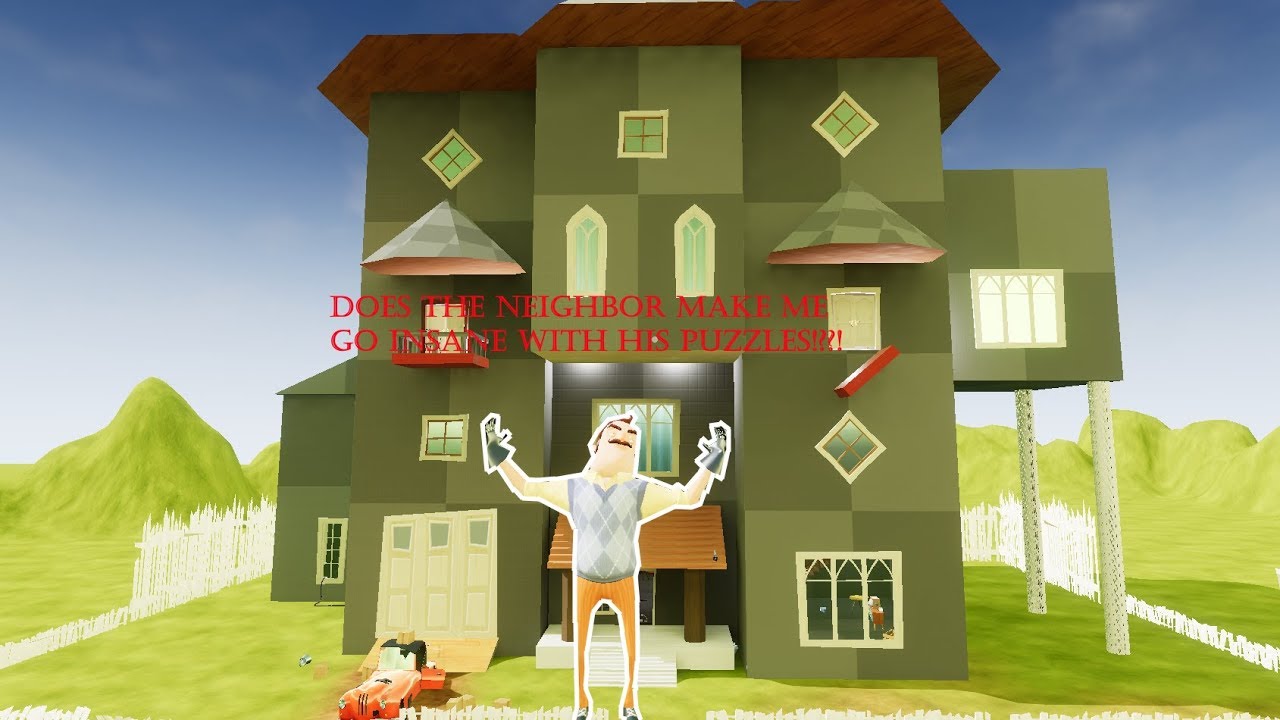 pre alpha custom Evoloution Hello Neighbor Mod Gameplay