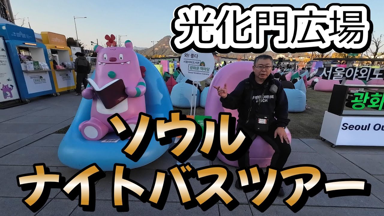 韓国ソウル 光化門広場&ナイトバスツアー