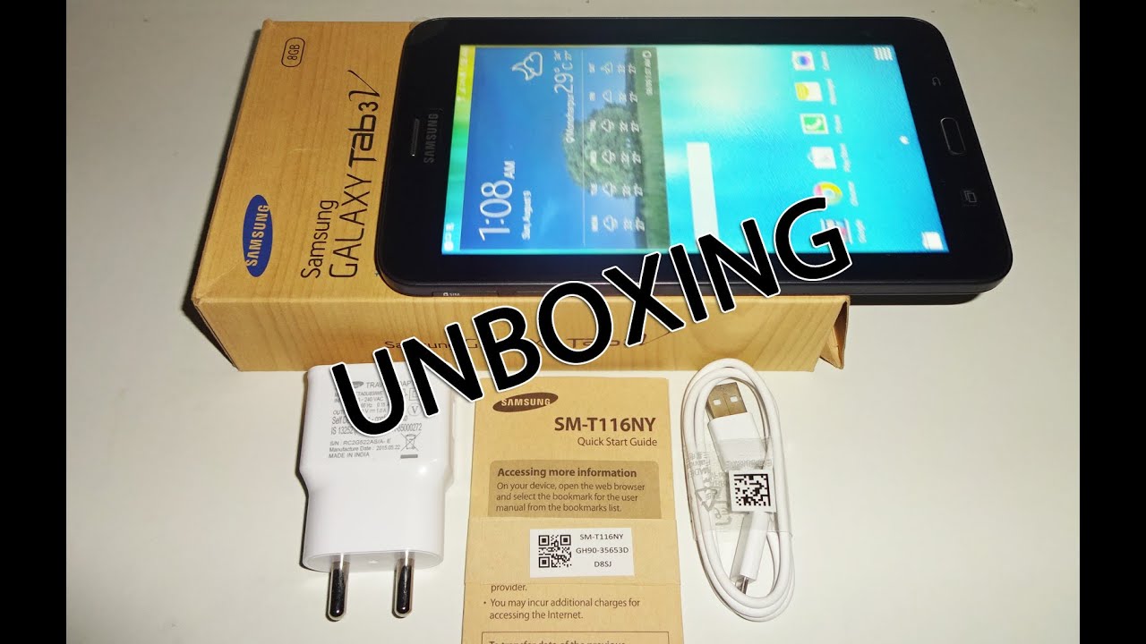 Samsung Galaxy Tab 3V Unboxing