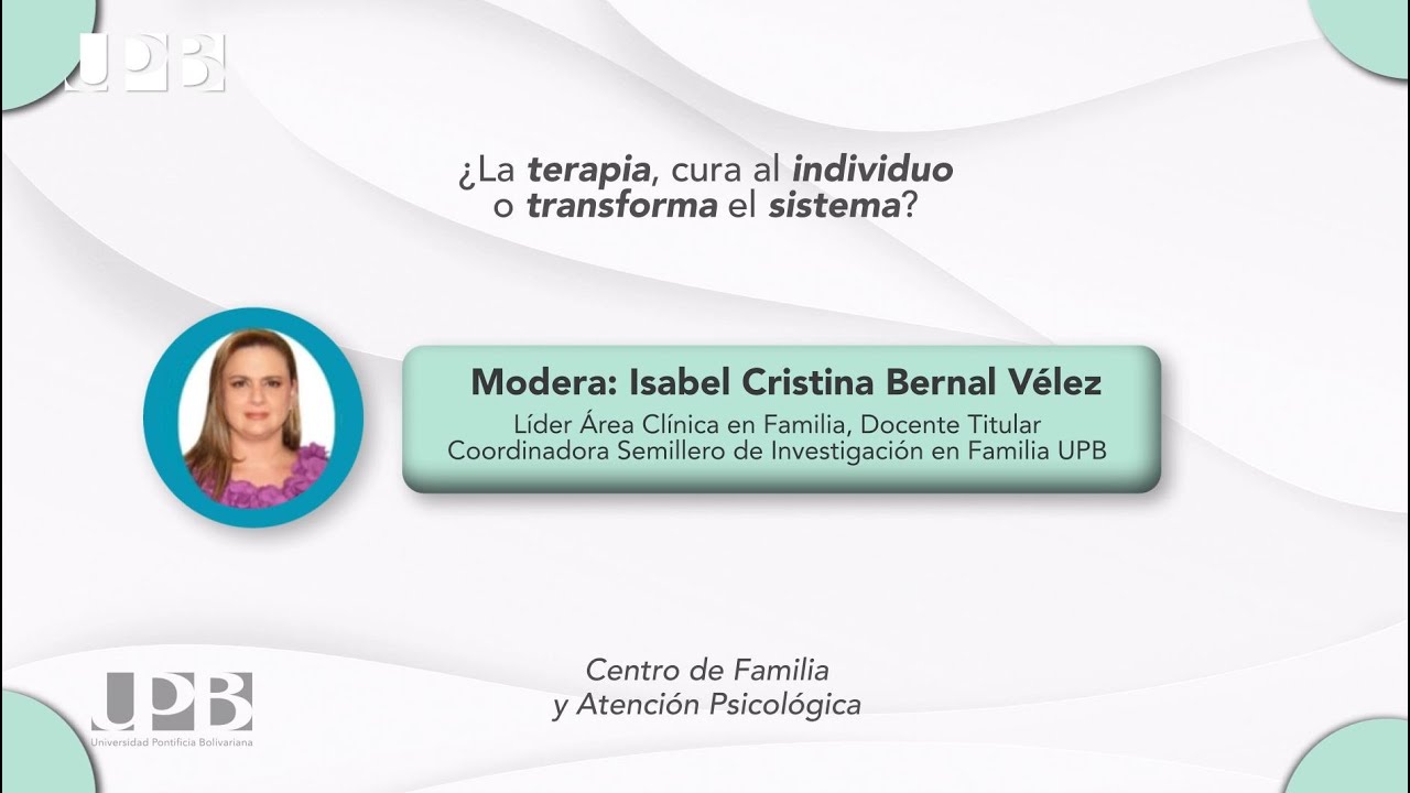 ¿La terapia, cura al individuo o transforma el sistema?