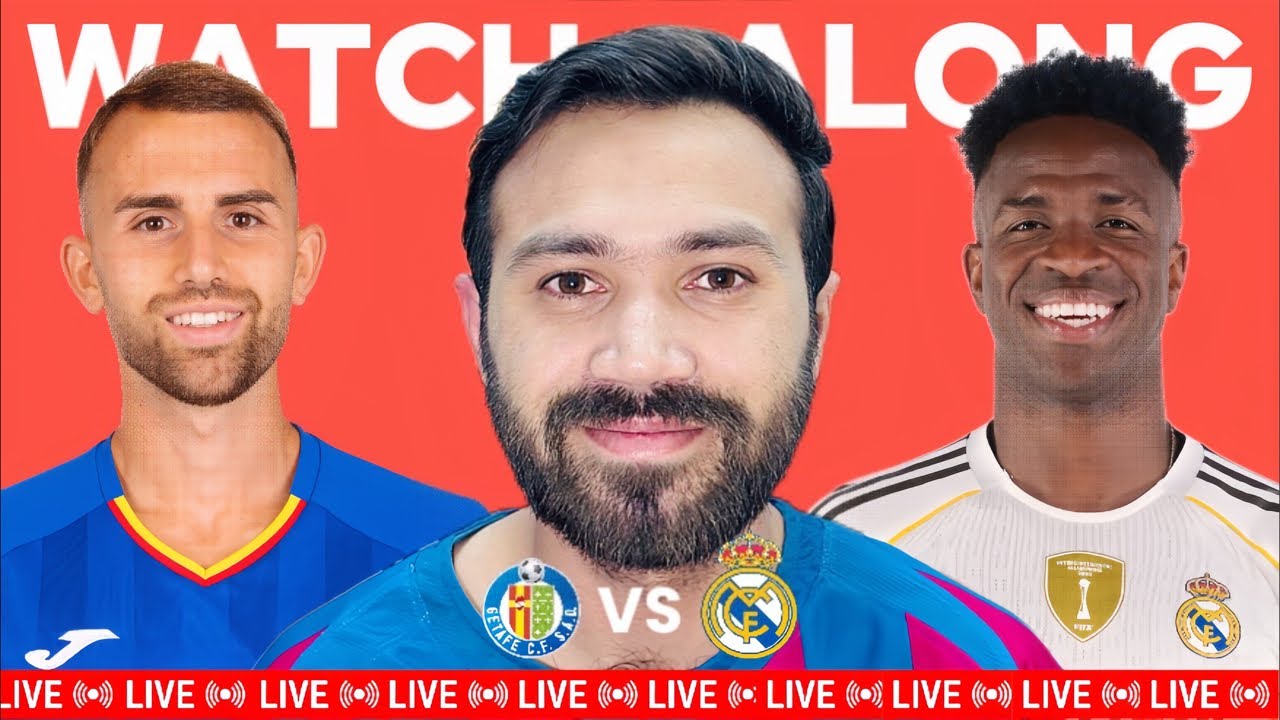 Real Madrid vs Getafe Cf WATCH ALONG | MOSTLY FCB