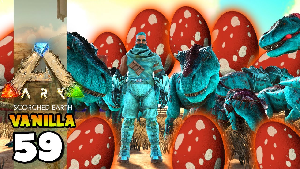 NASCIMENTO DE VÁRIOS REX E SUPER BP!!! ARK: SCORCHED EARTH (VANILLA) 59
