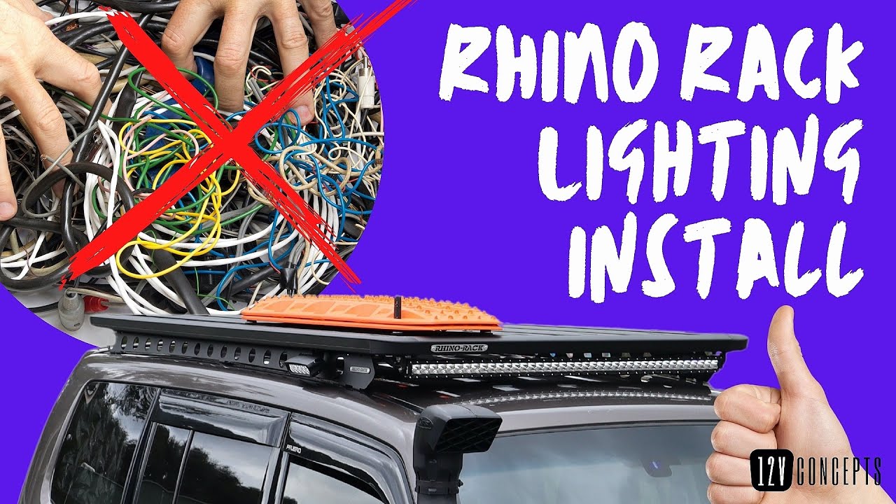 ROOF RACK LIGHTING INSTALL - Where are the cables ?