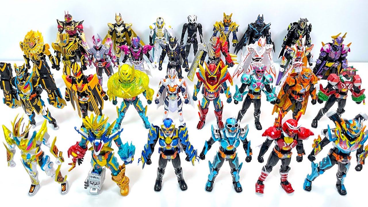 『総集編』装動 仮面ライダーガッチャード &rarr;1&larr;〜&rarr;7&larr; ギーツ SO-DO KamenRider Gotchard Geats Figure 食玩 Japanese candy toys