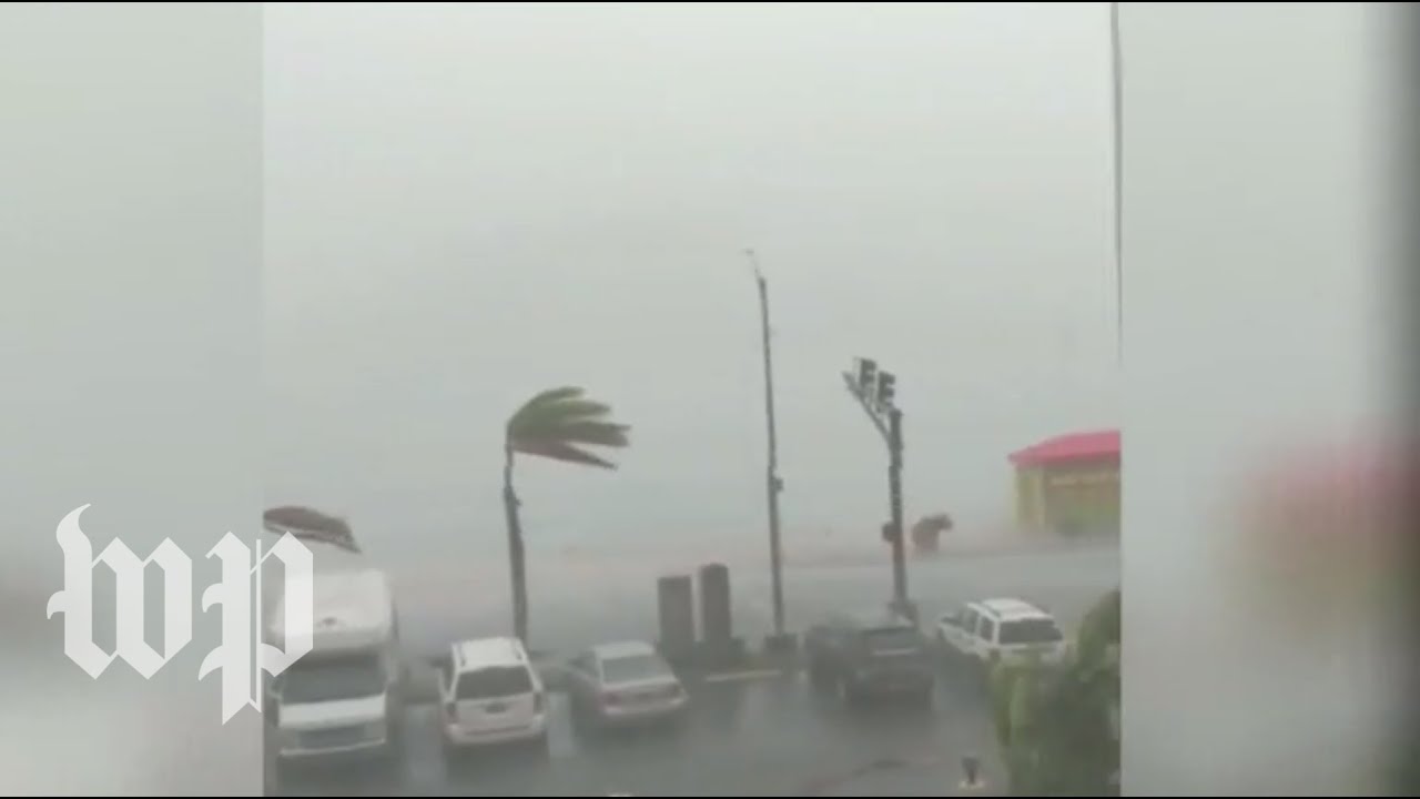 Hurricane Dorian barrels into U.S. Virgin Islands with strong winds, heavy rain