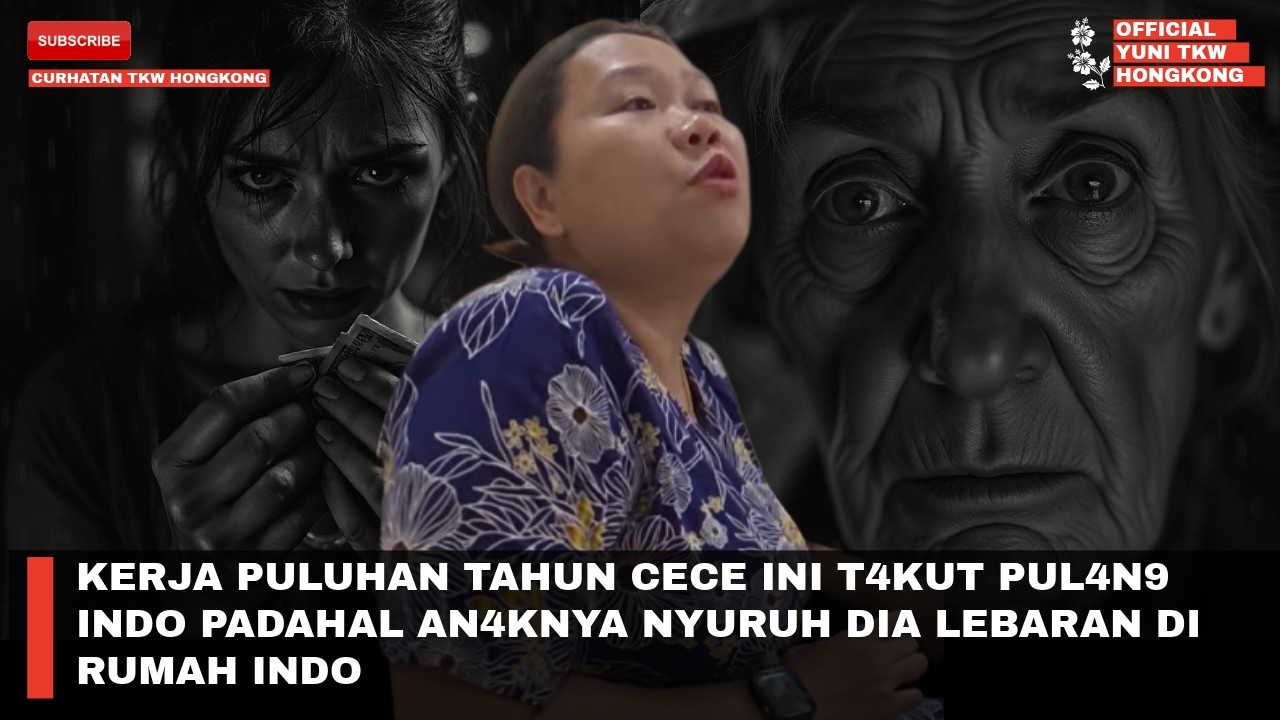 KERJA PULUHAN TAHUN CECE INI T4KUT PUL4N9 INDO PADAHAL AN4KNYA NYURUH DIA LEBARAN DI RUMAH INDO