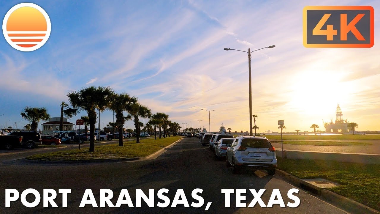 Port Aransas, Texas! Drive with me by the beach!