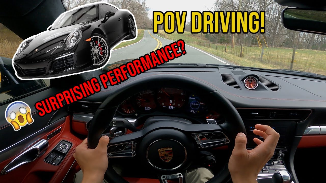 POV За рулем Porsche 911 Carrera 4S 2018 года!