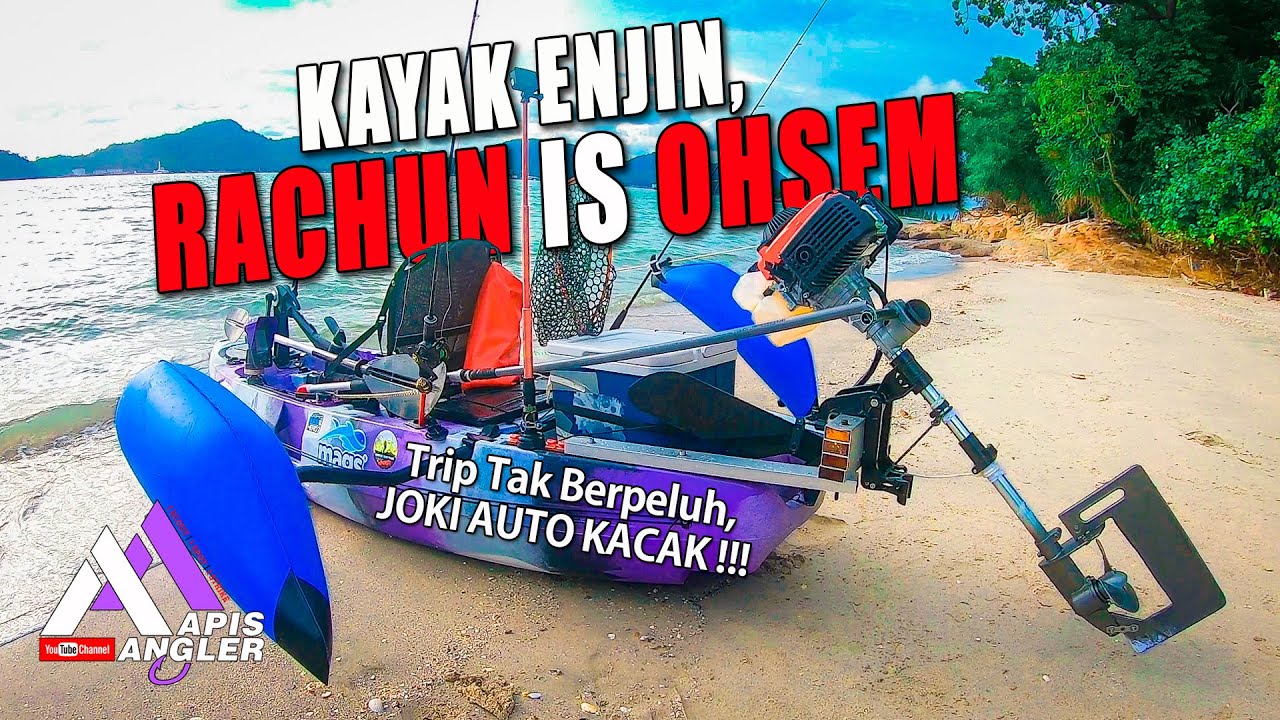 Kayak ENJIN, RACHUN is OHSEM | Rempit On The Water. Vlog#87 - Kayak Fishing Malaysia