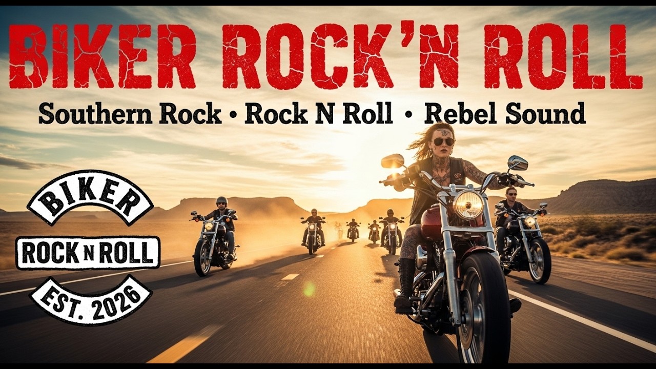 🌙 Biker Rock N Roll – Midnight Ride Rebel Sound 🌌 #MidnightRide #OutlawRock #HighwayMusic