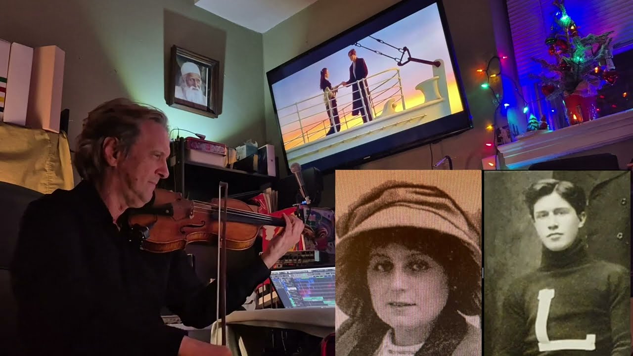 Titanic-Jack & Rose? Or the real story of Berthe & Quigg! Music: J.Horner with Jack&rsquo;s violin over.