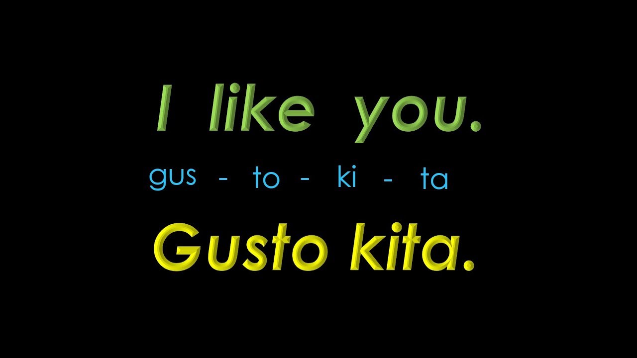 English Tagalog  Cute Useful Romantic Phrases | Ways to say " I love you " # 112