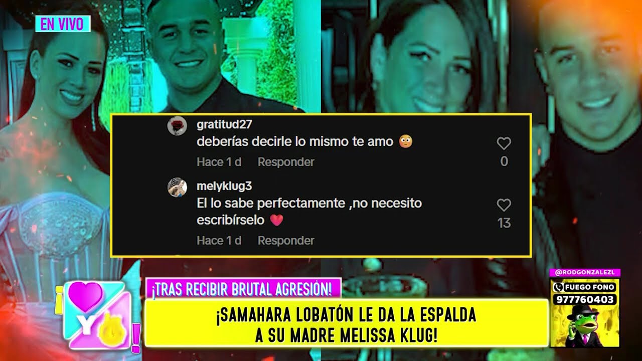 Amor y Fuego - ENE 22 - SAMAHARA LOBATÓN LE DA LA ESPALDA A SU MADRE MELISSA KLUG | Willax