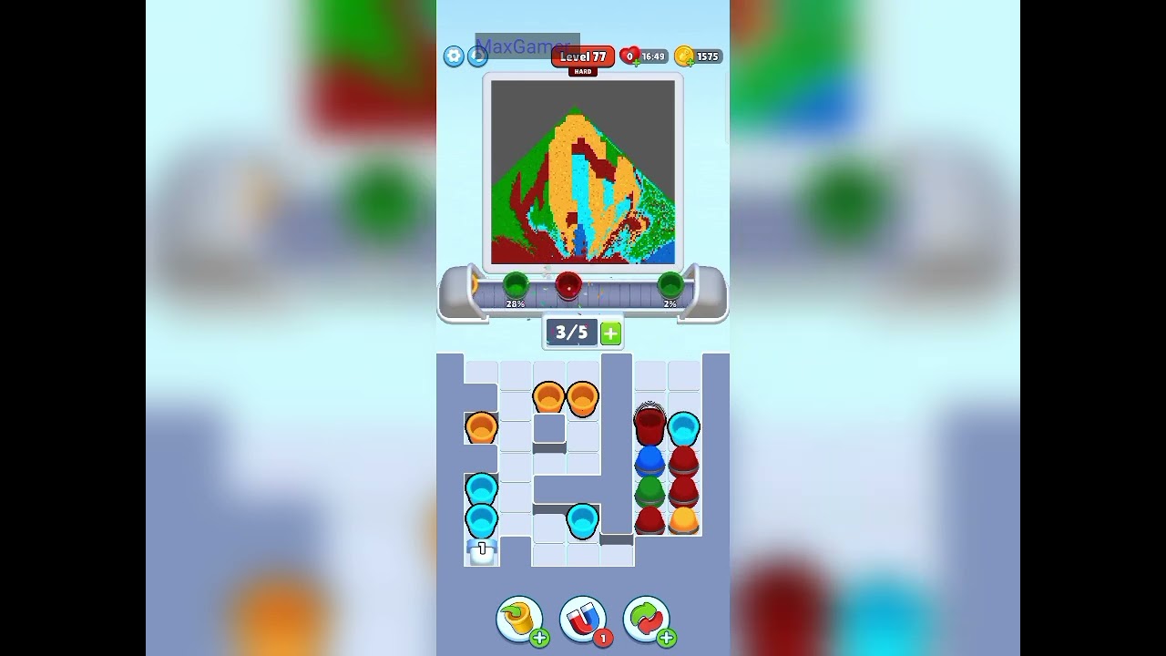 Sand Loop level 77 gameplay walkthrough solution 