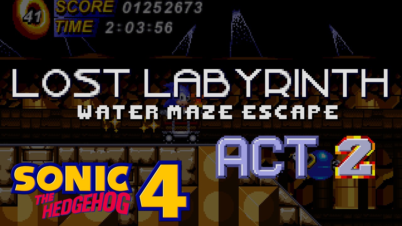 Sonic The Hedgehog 4 - Lost Labyrinth Zone Act 2 (Lost Labyrinth Act 3 SEGA 32X Remix)