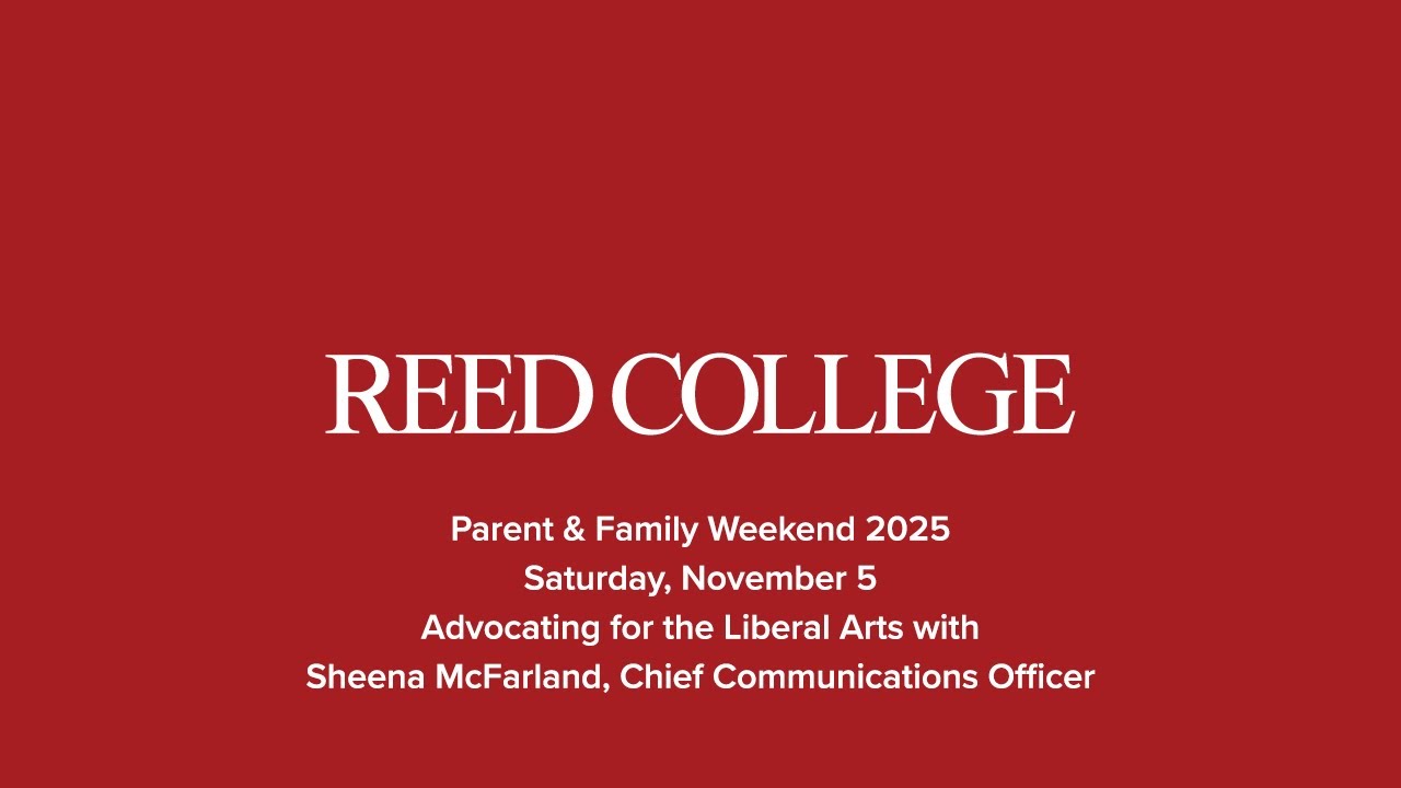 Parent & Family Weekend 2025: Advocating for the Liberal Arts Conversation