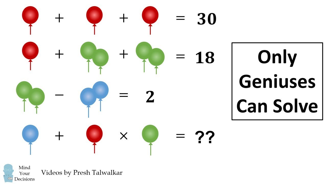 The Viral Balloon Puzzle - The REAL Answer Explained (Using Ph.D. Level Math)