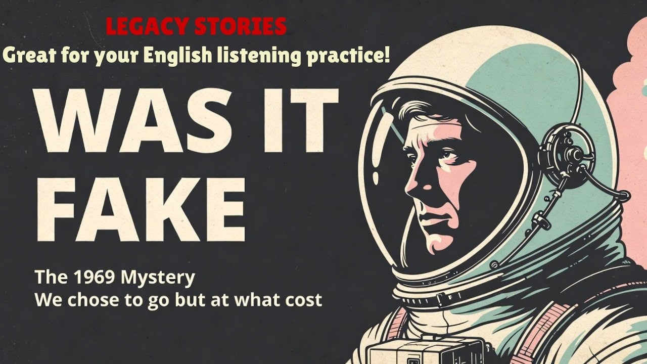 Did It Really Happen? The Apollo 11 Moon Landing ,English Listening Practice ✅